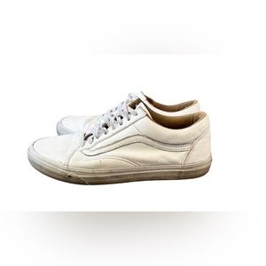 Vans Old Skool White Leather